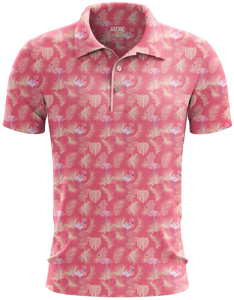 PINK MINGO GOLF POLO