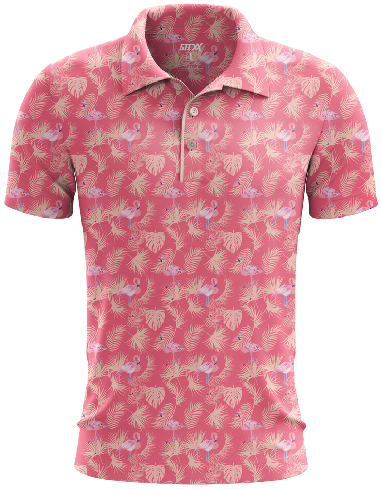 PINK MINGO GOLF POLO