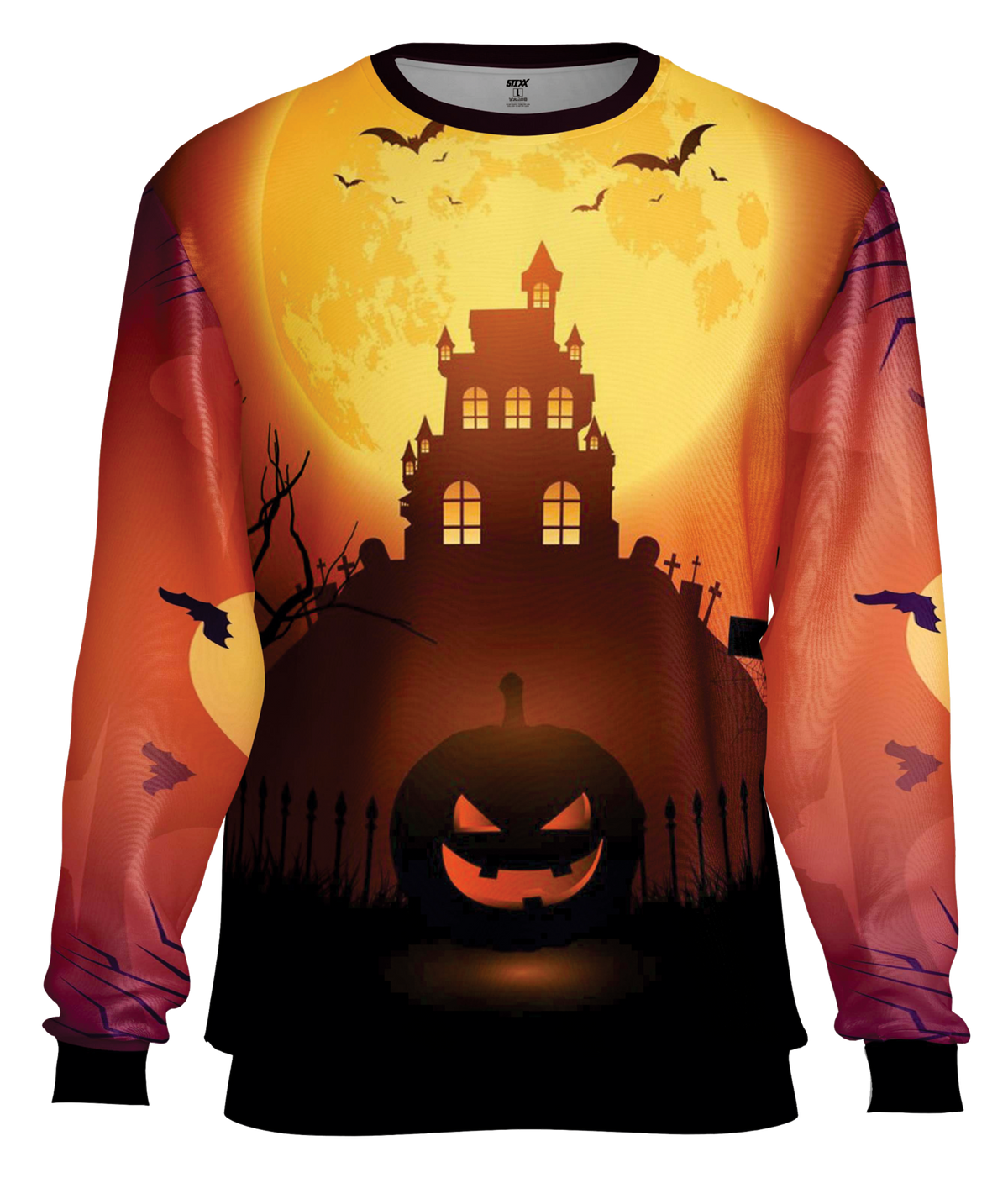 Halloween Sun House Sweat Shirt