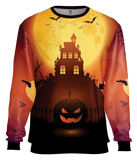 Halloween Sun House Sweat Shirt