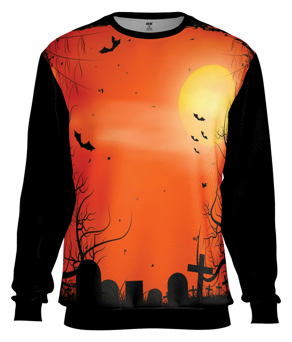 Halloween Bat Orange Sweat Shirt