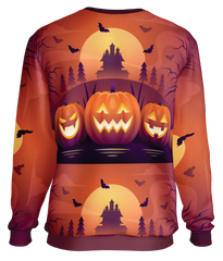 Halloween Bat Forest Sweat Shirts