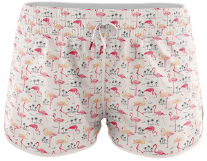 WHITE SWIM TRUNK WOMENS