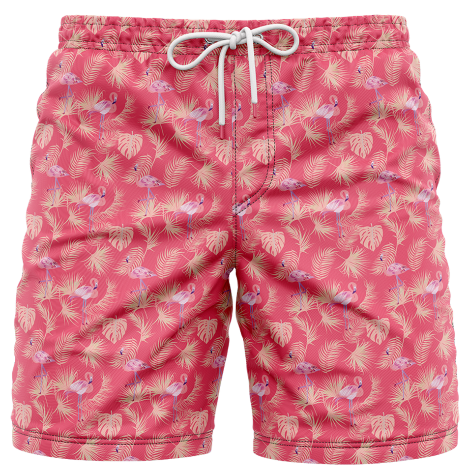 PINK MINGO SWIM TRUNK