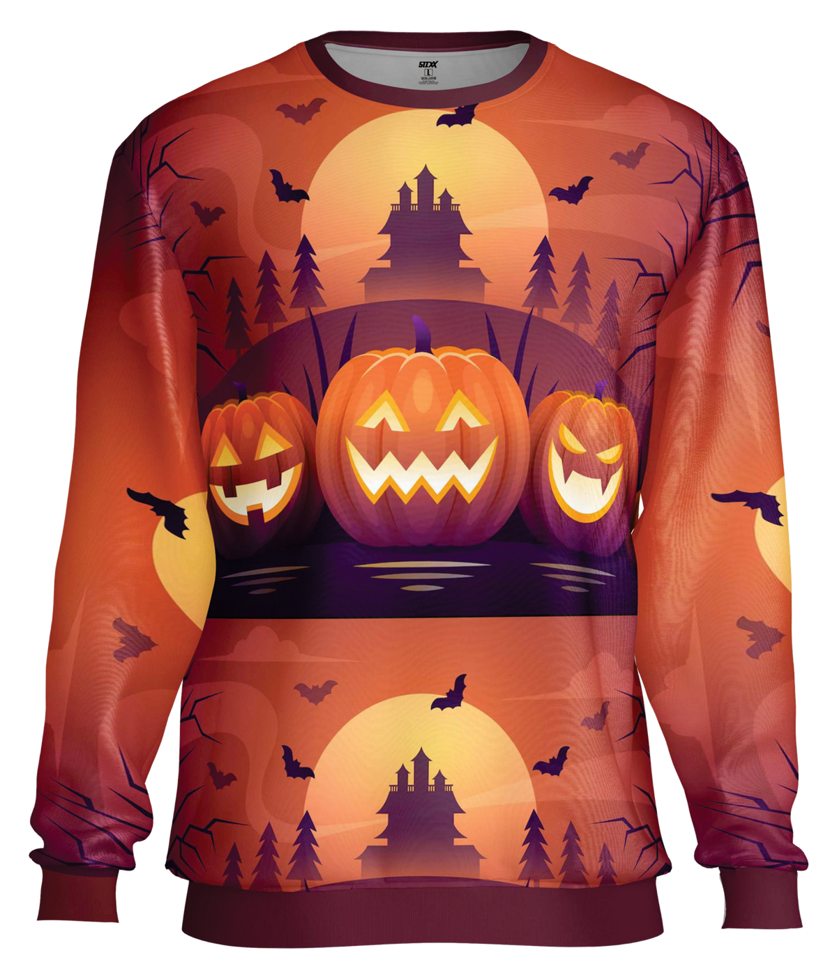 Halloween Bat Forest Sweat Shirts