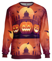 Halloween Bat Forest Sweat Shirts