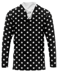 BLK STARS HOODIE SHIRT