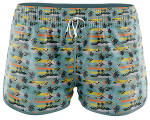 PALM ISLAND SWIM TRUNK WOMENS