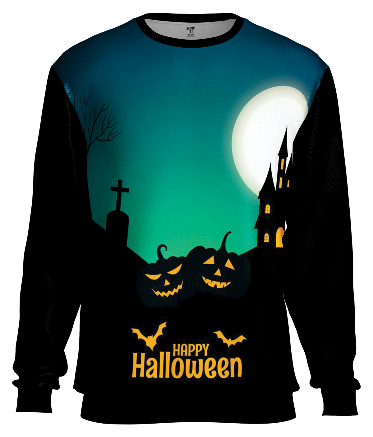 Halloween Green House Sweat Shirts