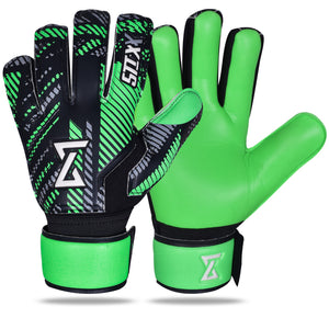 STIXX Goalie Gloves Youth Kids - Soccer Goalie Gloves with Anti Slip Strong Grip