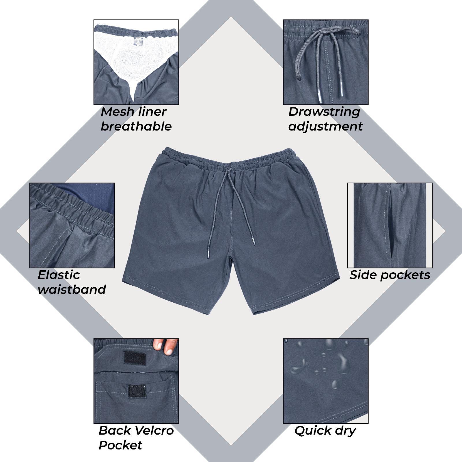 GREY STIXX GEAR SHORT